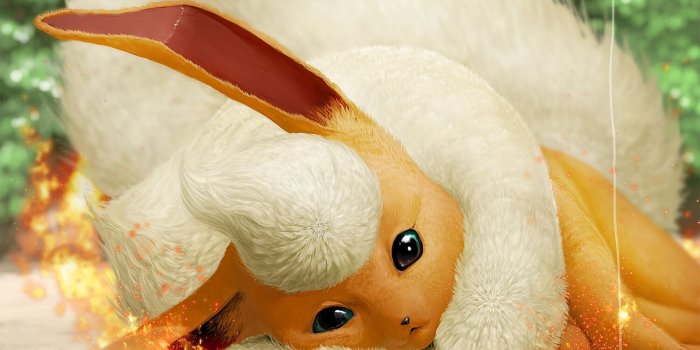 1920x1080 Desktop Wallpaper Flareon, Pokémon