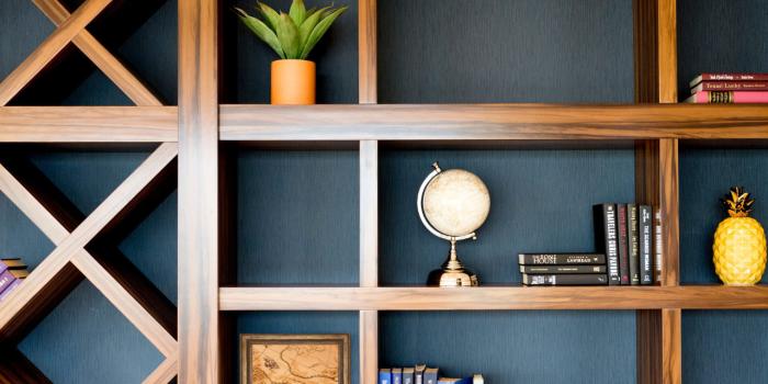 1280x720 Cozy Shelves Zoom/videoconferencing