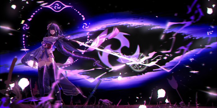 4000x2480 4K Baal Raiden Shogun (Genshin Impact
