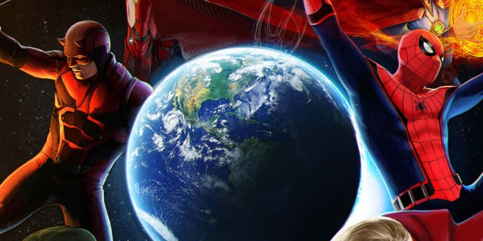 887x1920 Download Enter The World Of MCU Wallpaper | Wallpapers.com