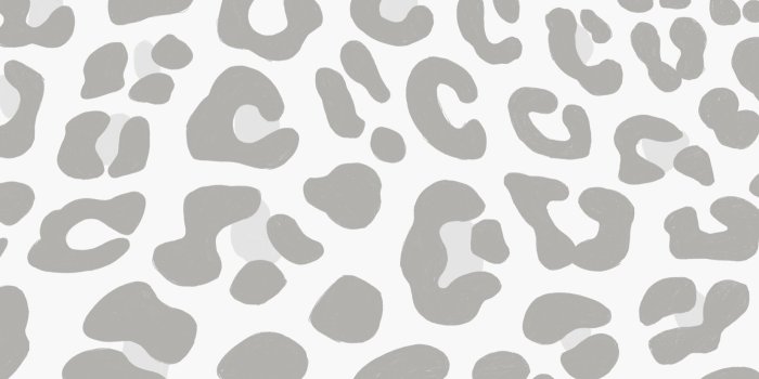 1650x1070 Gray Leopard Animal Print Wallpaper Mural | Hovia