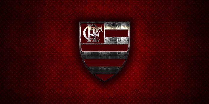 1920x1200 Download Flamengo FC Diamond Metal Plate Wallpaper | Wallpapers.com