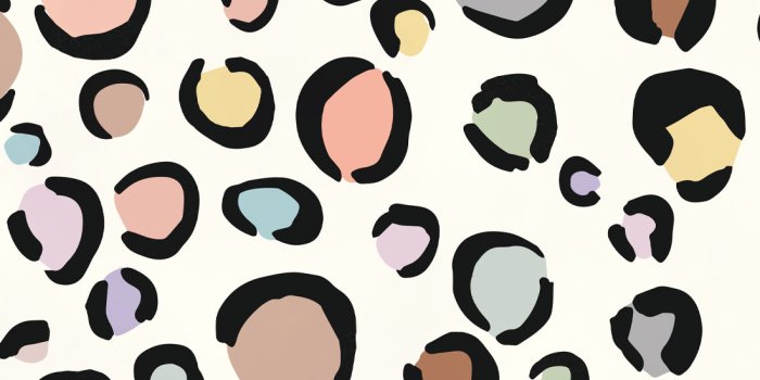 1100x1320 Rainbow Leopard Wallpaper • Animal Print • Milton & King USA