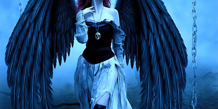 1440x1280 Beautiful dark angel Wallpapers Download | MobCup