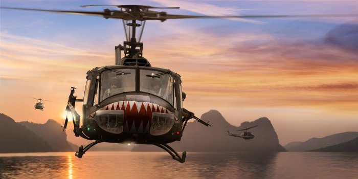 2048x1365 64891 Bell UH-1 Iroquois HD, Helicopter - Rare Gallery HD Wallpapers