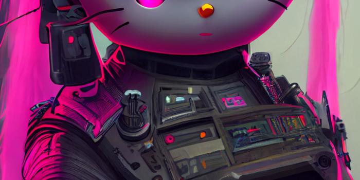 1183x2560 Hello Kitty x Cyberpunk Wallpapers - Hello Kitty Wallpaper iPhone