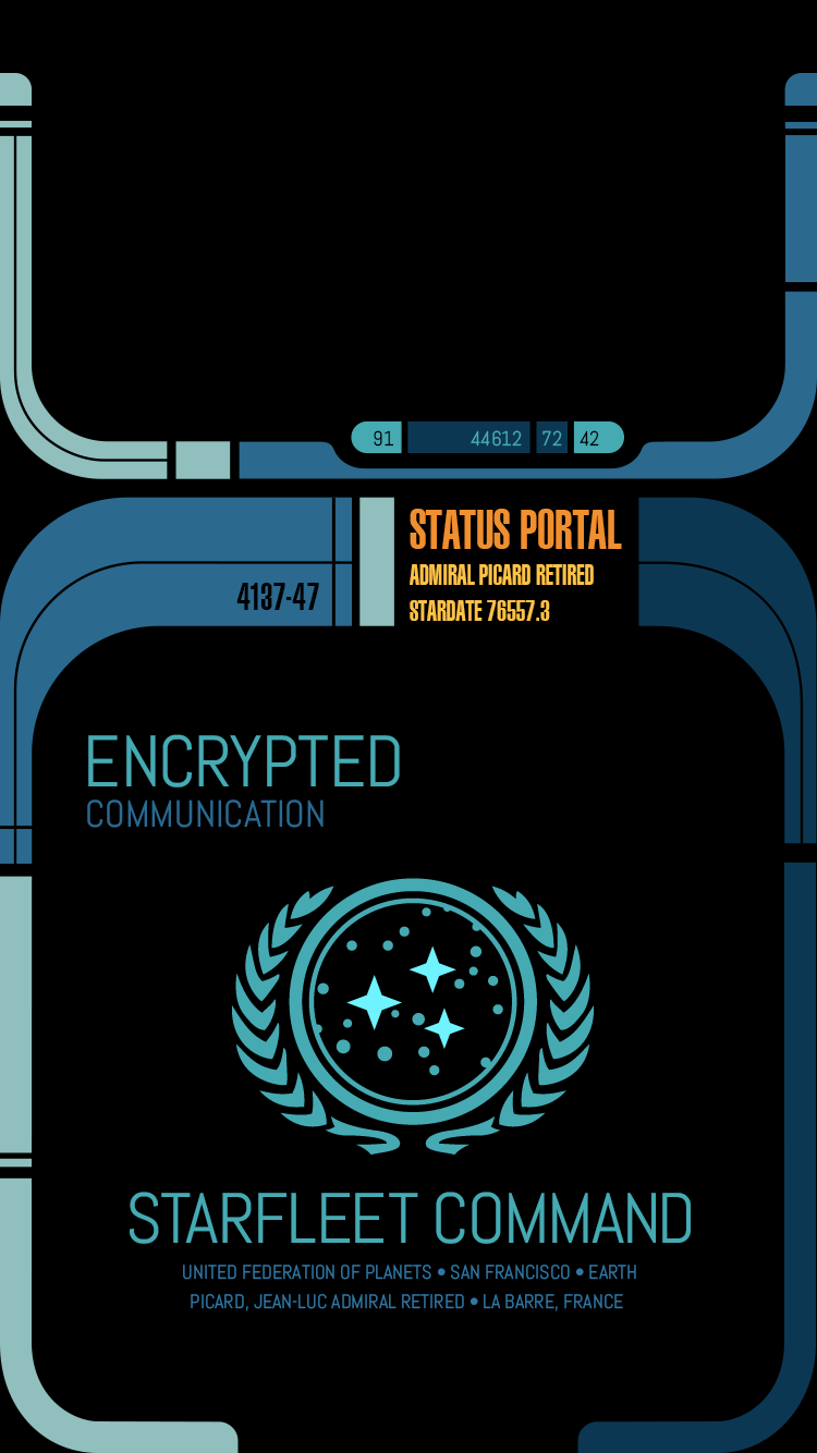 750x1334 Star Trek LCARS Wallpaper 2021 | gedblog