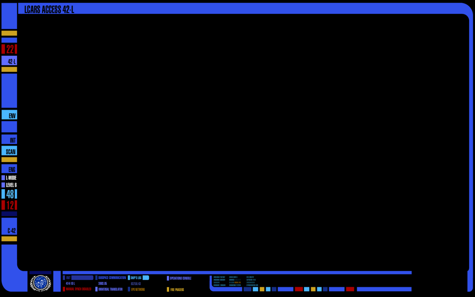 1680x1050 Free download Lcars Wallpaper Release date Specs Review Redesign and Price  [1680x1050] for your Desktop, Mobile & Tablet | Explore 50+ Animated LCARS  Wallpaper | Animated Underwater Wallpaper, Animated Techno Wallpaper, Star