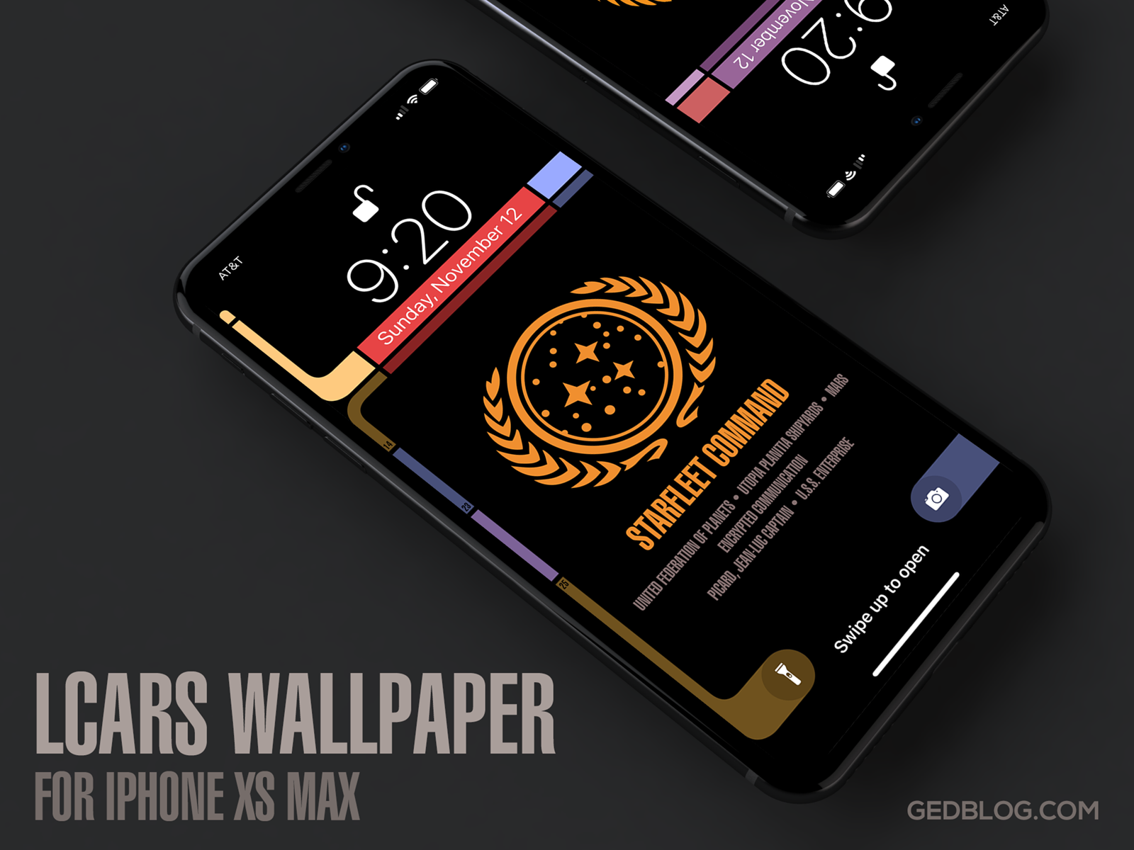 1600x1200 Star Trek TNG LCARS Wallpaper for iPhone Xs Max by Gedeon Maheux on Dribbble