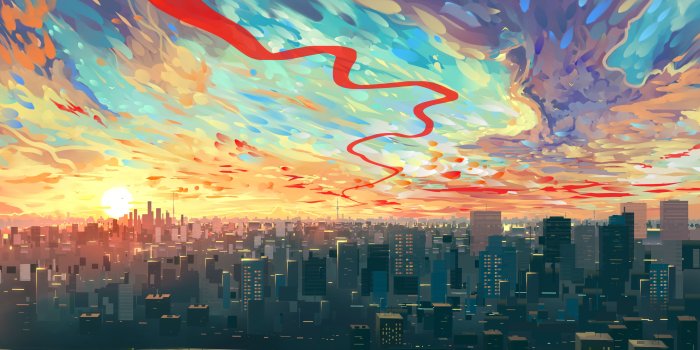 5000x2573 City Art Wallpapers - Top Free City Art Backgrounds - WallpaperAccess