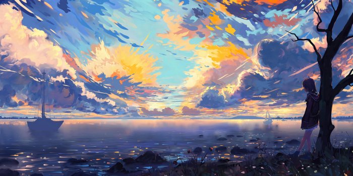 3840x2160 Wallpaper 4k My Secret Alone Time Sea Shore Clouds Silence Digital Art 4k  Wallpaper