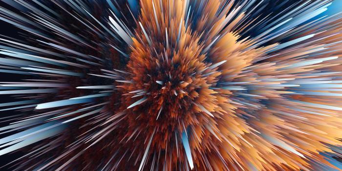 2560x1440 HD desktop wallpaper: Explosion, Artistic, Particle download free picture  #908070