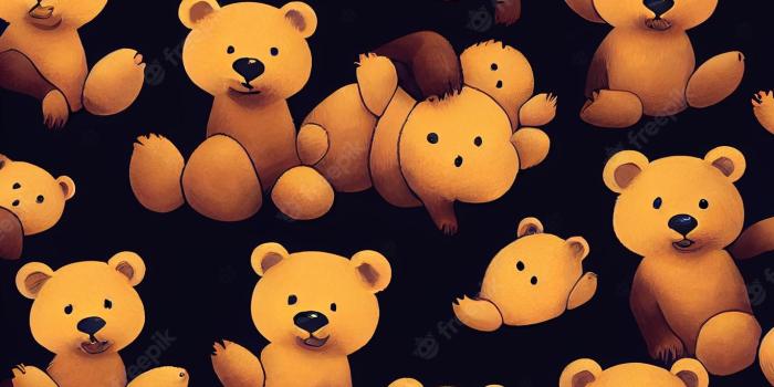1368x2000 Premium Photo | Group of cute bear for wallpaper and graphic designs 2d  illustration