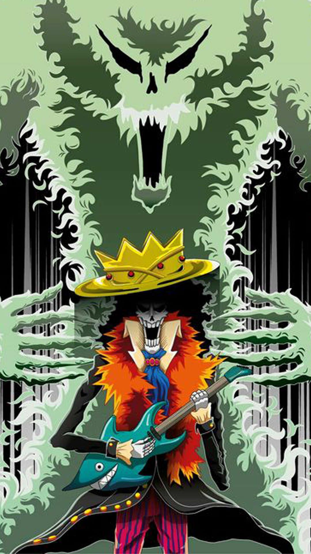 1080x1920 Brook wallpaper 9 | Brooks one piece, One piece drawing, One piece wallpaper  iphone