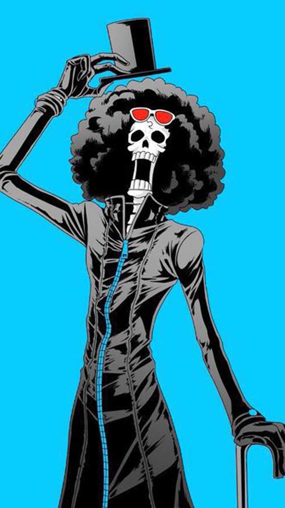 1080x1920 Brook wallpaper 34 | Personagens de anime, One piece, Anime