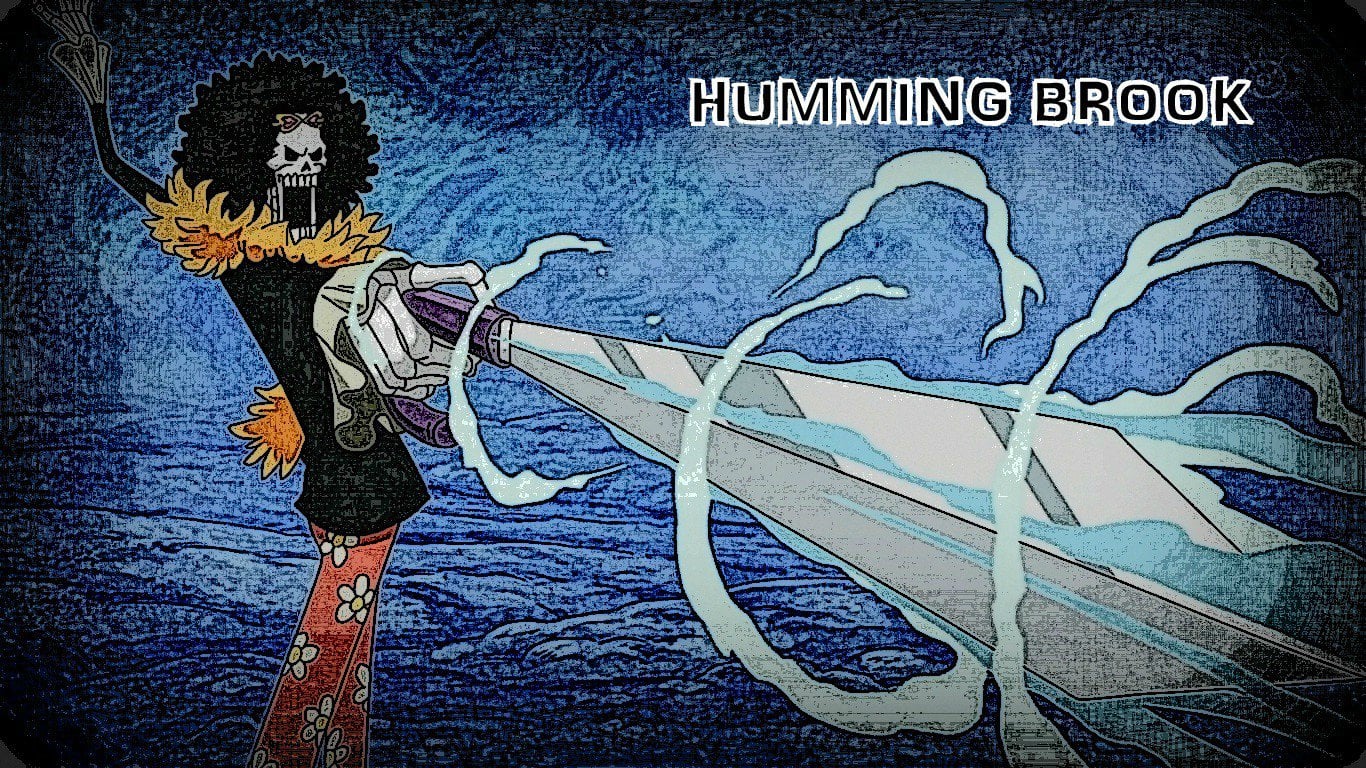1366x768 Hey guys here is a little Brook wallpaper i made please tell me what you  think : r/OnePiece