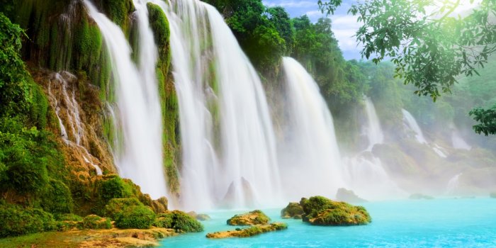 1366x768 53+] Beautiful Waterfall Wallpaper Desktop - WallpaperSafari