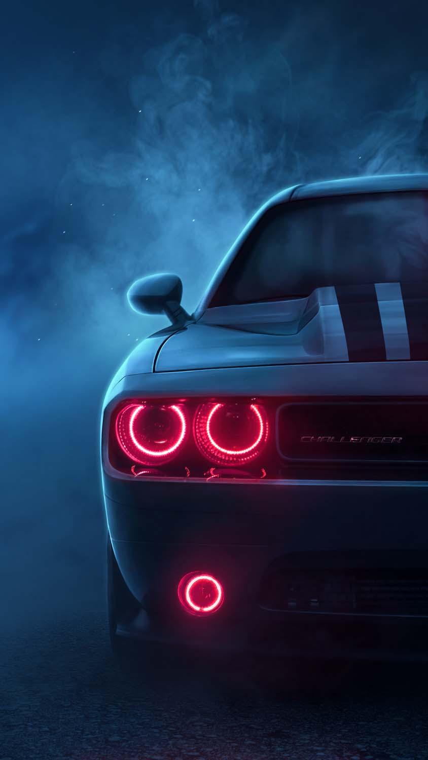 844x1500 Dodge Challenger Demon Lights IPhone Wallpaper HD - IPhone Wallpapers :  iPhone Wallpapers