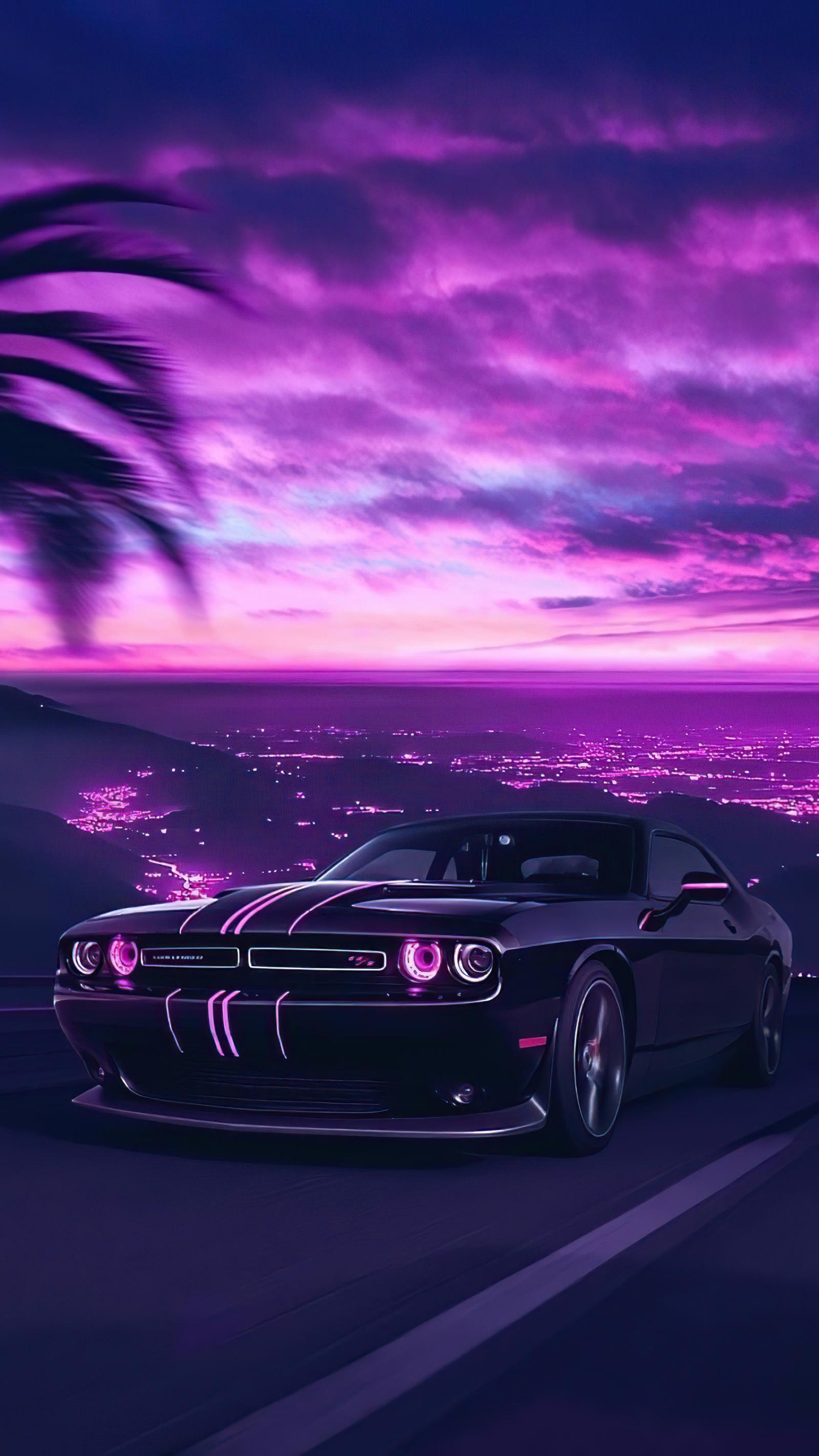 2160x3840 1405125 dodge challenger, dodge, cars, vaporwave, artist, artwork, digital  art - Rare Gallery HD Wallpapers