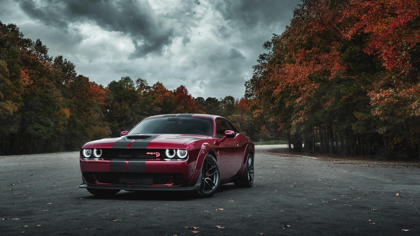 3840x2160 Wallpaper 4k Dodge Challenger SRT Hellcat Widebody Front Look Wallpaper