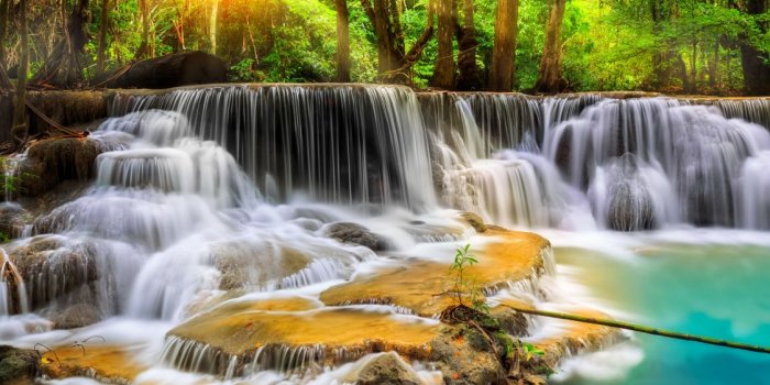 1124x750 Wallpaper Time Lapse Photography of Waterfalls, Background - Download Free  Image
