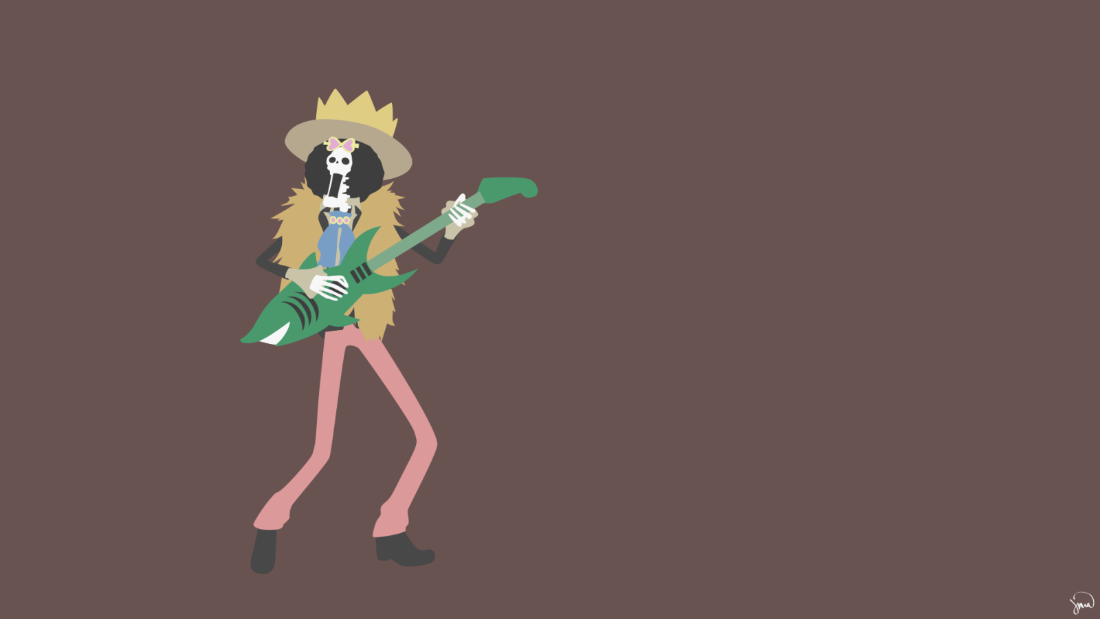 1920x1080 brook-one-piece-wallpaper-by-greenmapple17 | Daily Anime Art