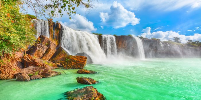3840x2160 Wallpaper waterfall, 4k, HD wallpaper, Beautiful Dry Nur, Vietnam, Nature  #10377