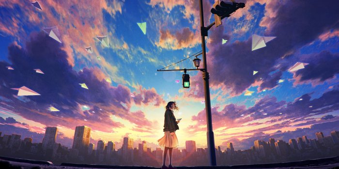 2560x1440 Anime Scenery Wallpapers HD Free download - PixelsTalk.Net