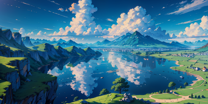 1952x1120 190+ Anime Landscape HD Wallpapers and Backgrounds
