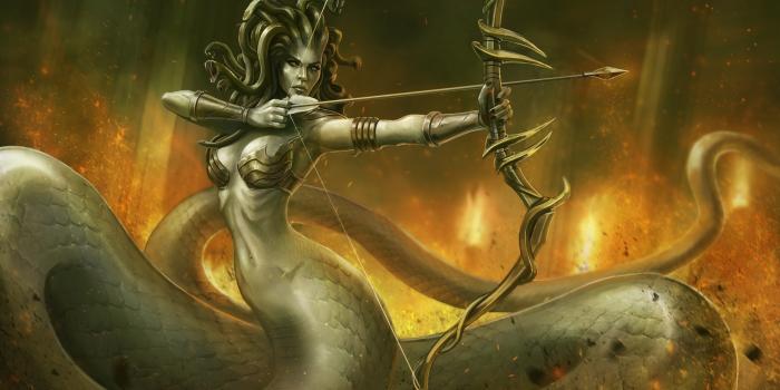 1919x1061 4559804 Medusa, fantasy art, Dota 2 - Rare Gallery HD Wallpapers
