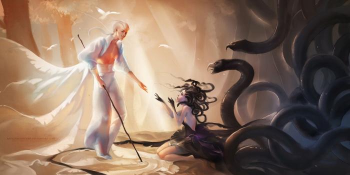 1920x1080 Fantasy Medusa HD Wallpaper