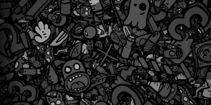 1024x1024 Download Dark-Rock Themed Toons and Drugs Wallpaper | Wallpapers.com