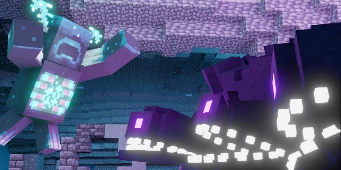 1280x720 Warden vs WitherStorm (Minecraft Animation)