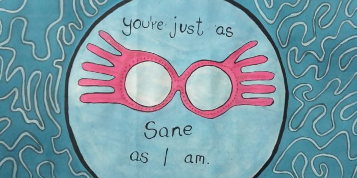 958x1280 Painted this Luna Lovegood quote wallpaper : r/harrypotter