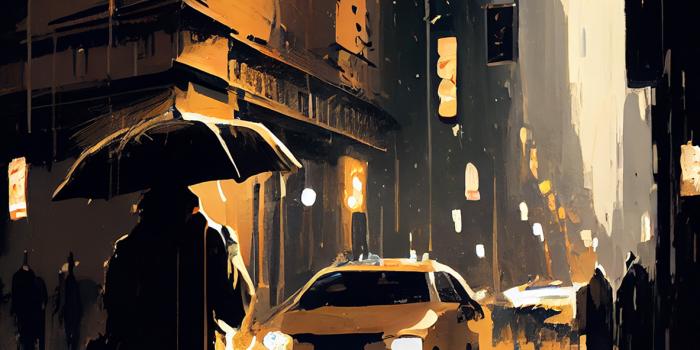 1183x2560 Rain in the City Art Wallpapers - City Aesthetic Wallpapers iPhone