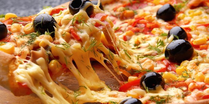 1920x1080 Download Wallpaper 1920x1080 pizza, cheese, piece Full HD 1080p HD  Background