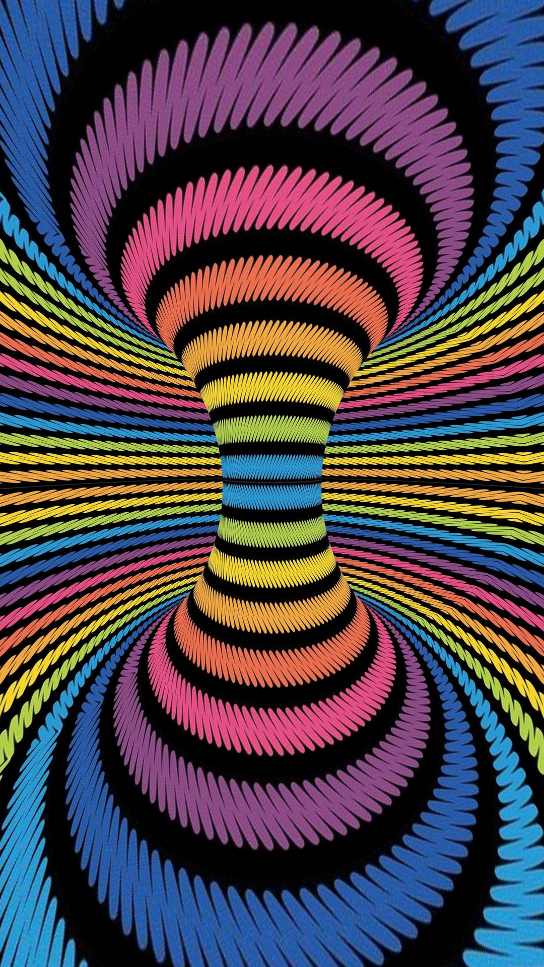 1080x1920 Download Weirdcore Optical Art Wallpaper | Wallpapers.com