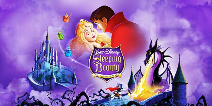 1920x984 Download Disney Characters Of Sleeping Beauty Wallpaper | Wallpapers.com