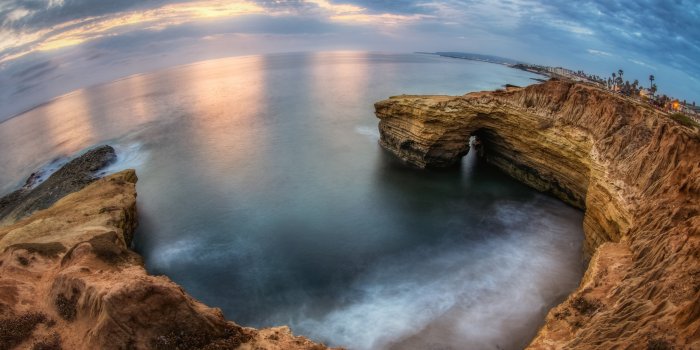 3840x2160 Wallpaper San Diego, 4k, HD wallpaper, sunset, sunrise, cliffs, sea, ocean,  water, sky, clouds, Nature #1145