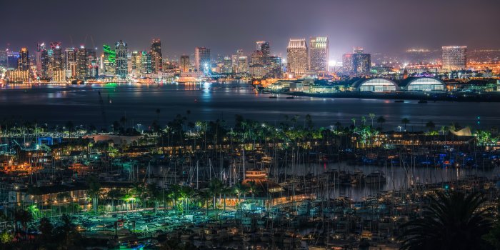 7675x4797 790084 4K, 5K, 6K, 7K, USA, Houses, Marinas, San Diego, Megapolis, Night -  Rare Gallery HD Wallpapers