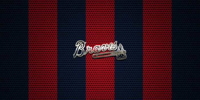 2880x1800 Download wallpapers Atlanta Braves logo, American baseball club, metal  emblem, red blue metal mesh background, Atlanta Braves, MLB, Atlanta,  Georgia, USA, baseball for desktop with resolution 2880x1800. High Quality  HD pictures wallpapers