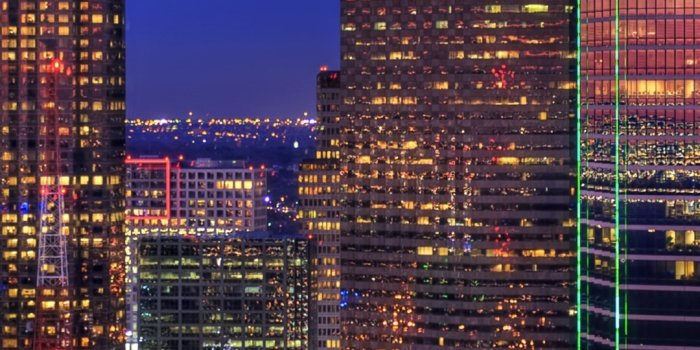 1080x1920 Wallpaper Dallas, city at night, skyscrapers 2880x1800 HD Picture, Image
