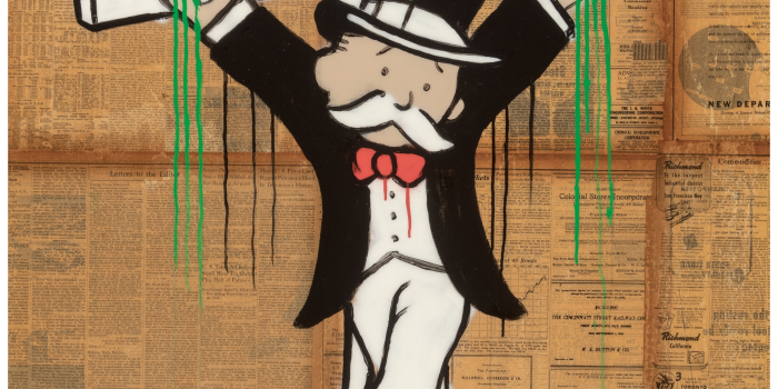 2237x2938 Alec Monopoly | Wall Street Crucifix (Early 21st Century) | MutualArt