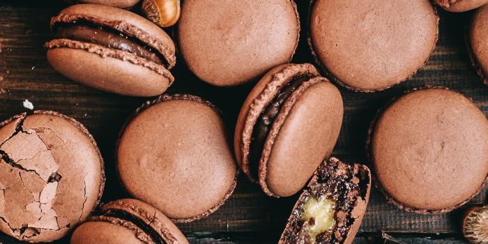 1280x2100 Download wallpaper 1280x2120 macaron, brown, chocolate, food, dessert,  iphone 6 plus, 1280x2120 hd background, 7705