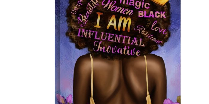 1500x1500 Amazon.com: Black Queen Wall Art African American Canvas Wall Art Black  Women Purple Flowers Motivational Quotes Poster Inspirational Black Girl  Purple Art Canvas Printed Paintings for Bedroom Living Room Bathroom  Office, 16x24inch,