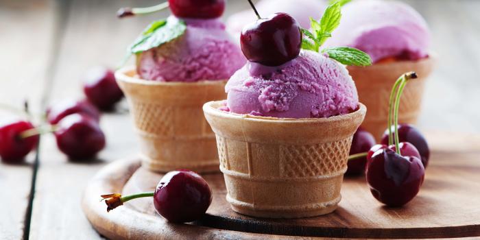 3840x2160 Wallpaper ice cream, cherries, delicious, 4k, Food #15363