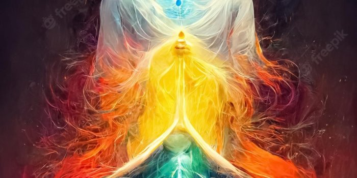 1143x2000 Premium Photo | Abstract design of multicolored chakra powerful energy  chakra mandala flower 3d illustration