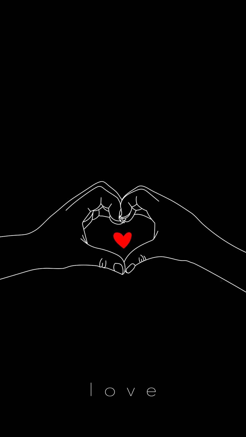 844x1500 Love Gasture IPhone Wallpaper HD - IPhone Wallpapers : iPhone Wallpapers