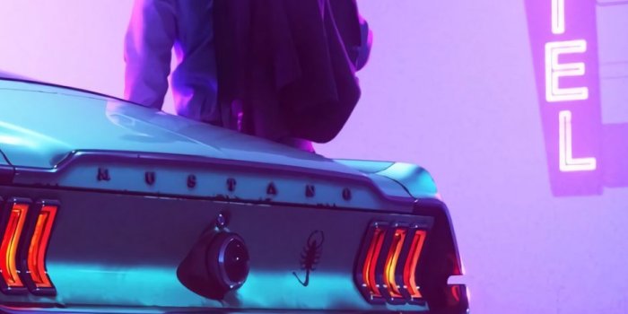 938x1668 Download wallpaper 938x1668 car, neon, man, sign iphone 8/7/6s/6 for  parallax hd background