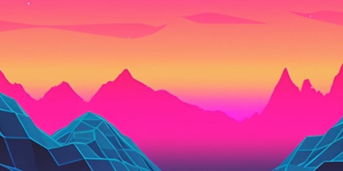1183x2560 Retrowave Sun & Texture Wallpapers - Synthwave Wallpapers 4k